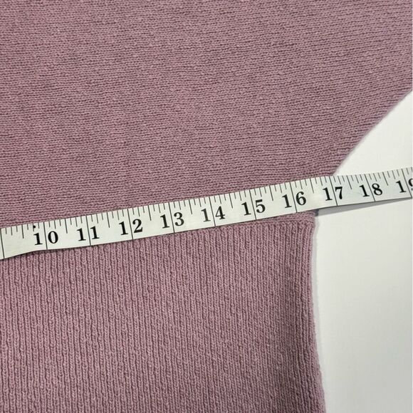 Free People Amara Sweater Mini Elegant Lilac Knit Dress Large NWT - Picture 7 of 9